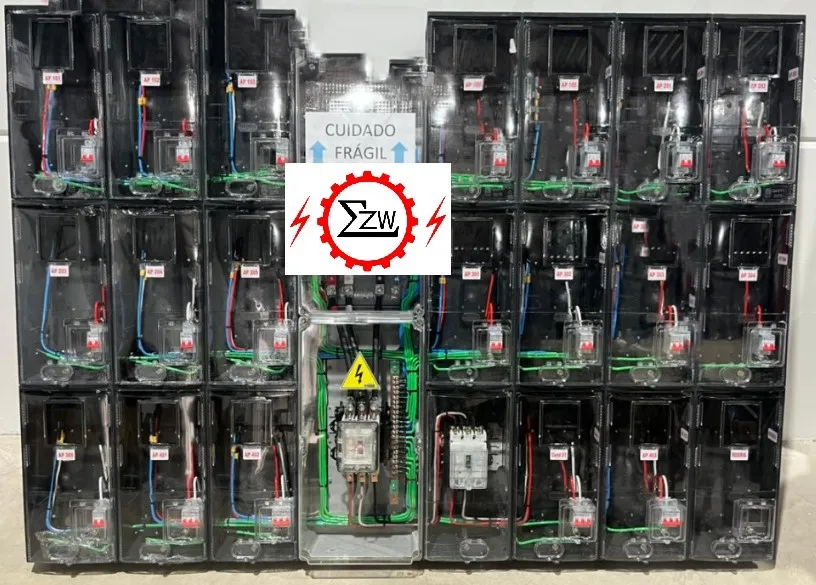 Painel de medidores reformado conforme padrão CEEE-D